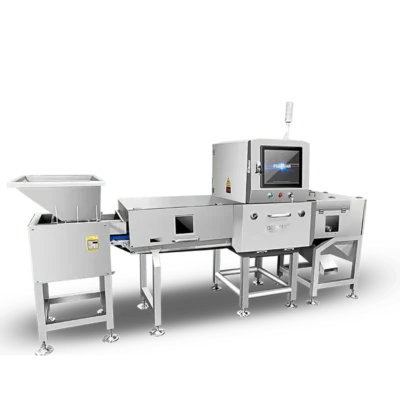 x ray inspection system for unpackaged bulk products side